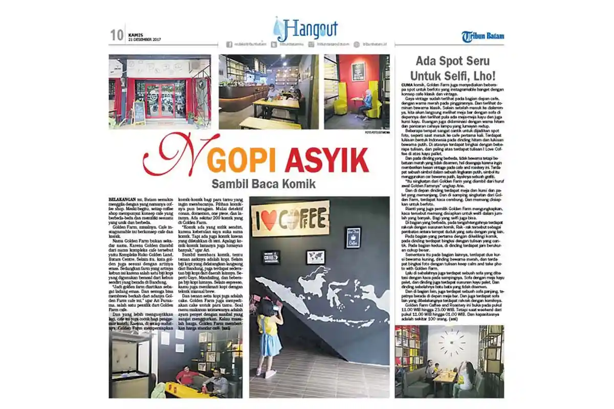 Pengen Ngopi Sambil Baca Komik? Cobain Cafe Satu Ini 