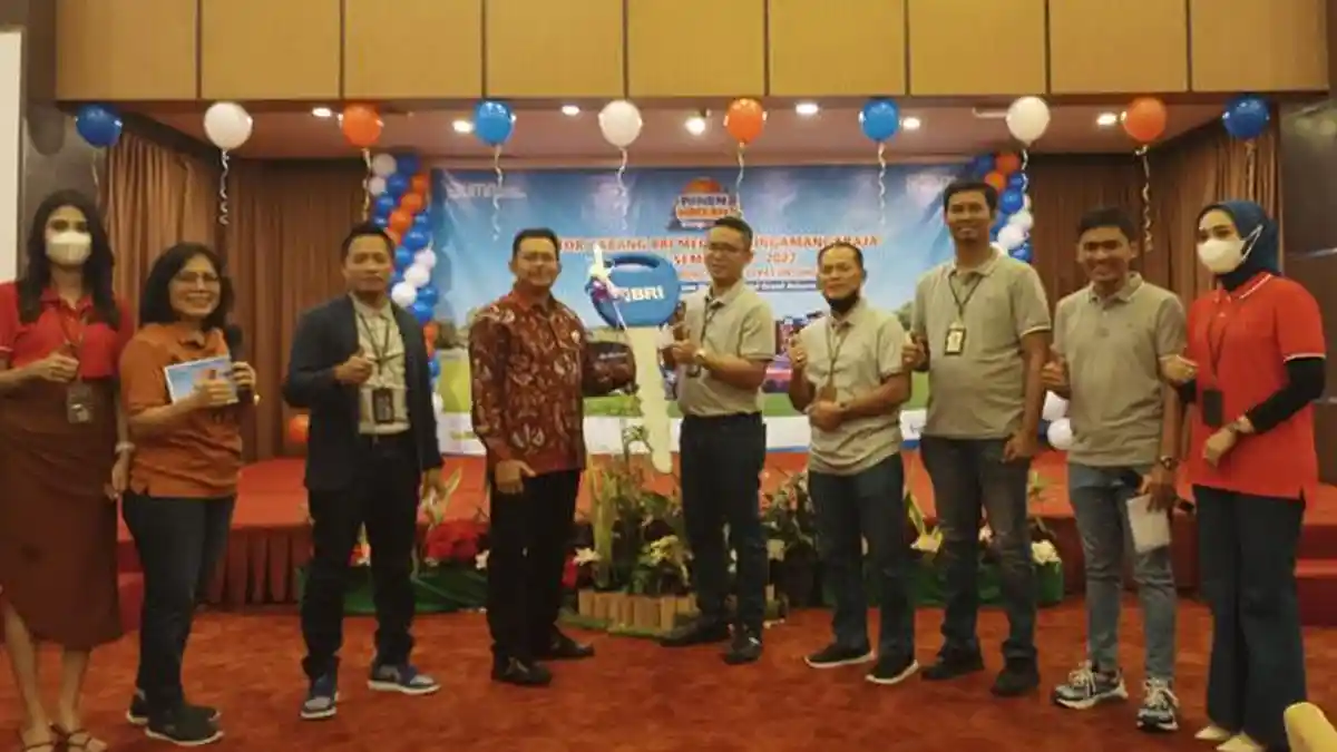 BRI Cabang SM Raja Gelar Acara Undian Panen Hadiah Simpedes Semester I