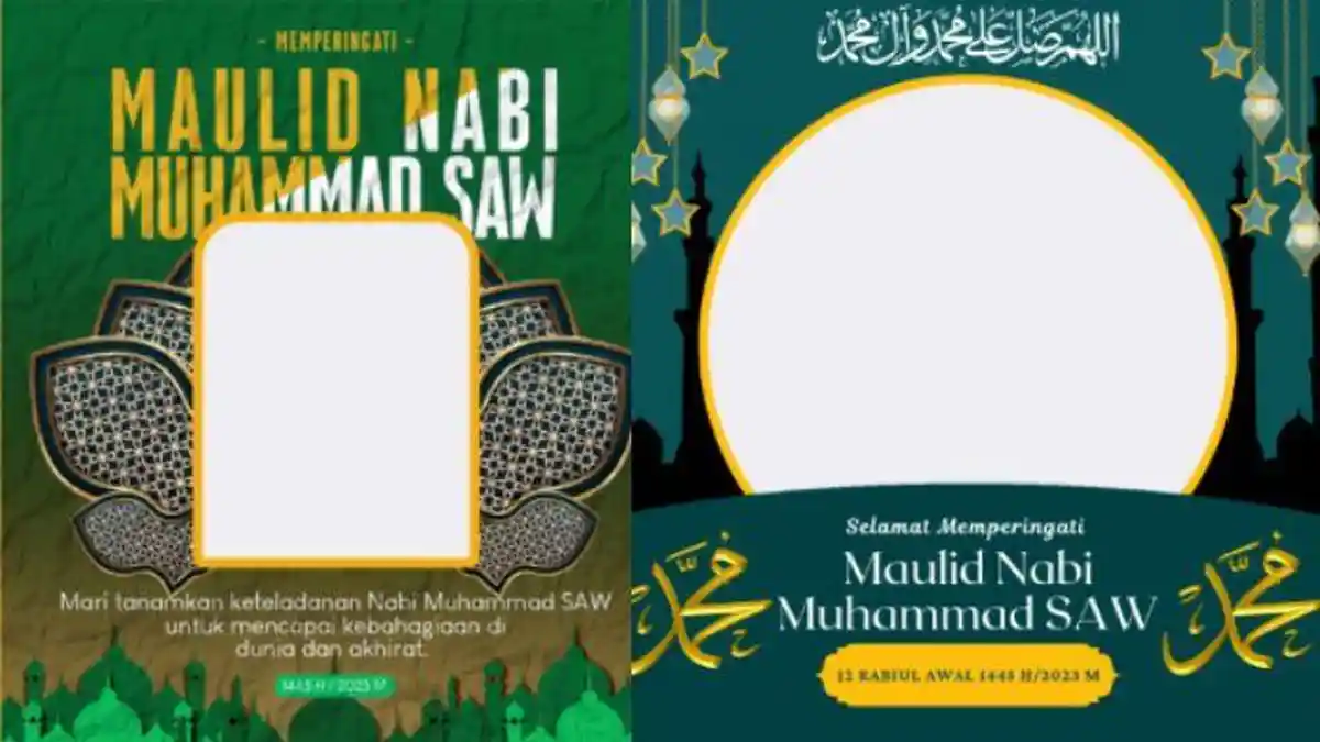 85 Link Twibbon Maulid Nabi 2023 untuk Memperingati Maulid Nabi Muhammad SAW