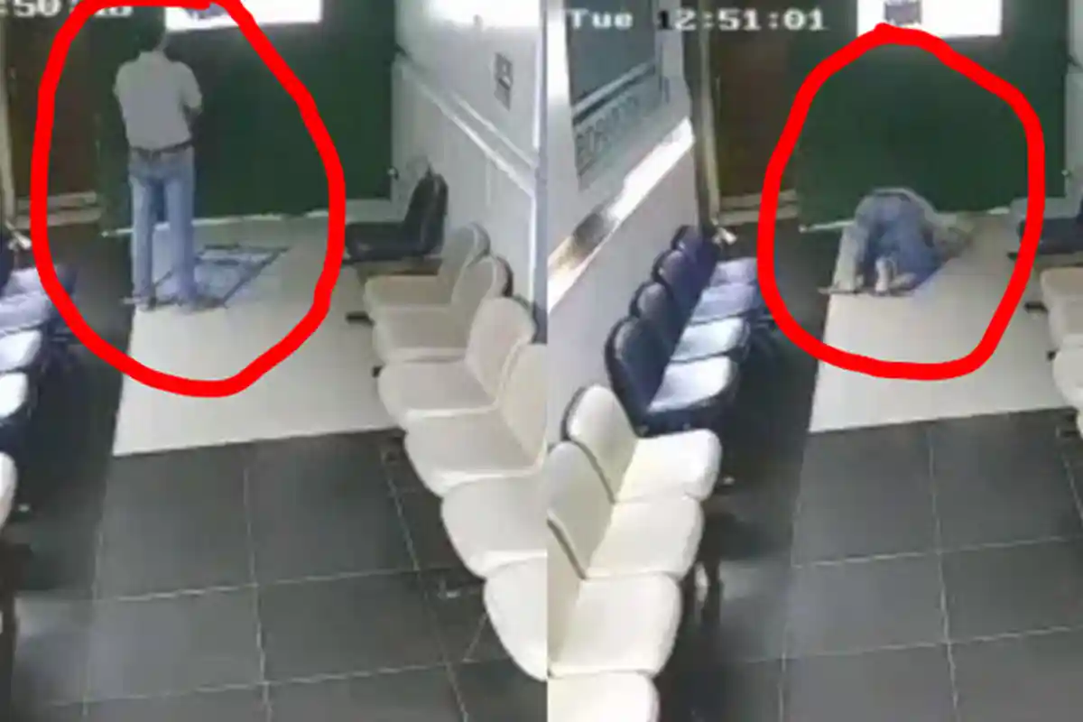 Detik-detik Pria Dijemput Maut saat Sholat Terekam CCTV, Meninggal Dunia Dalam Keadaan Sujud