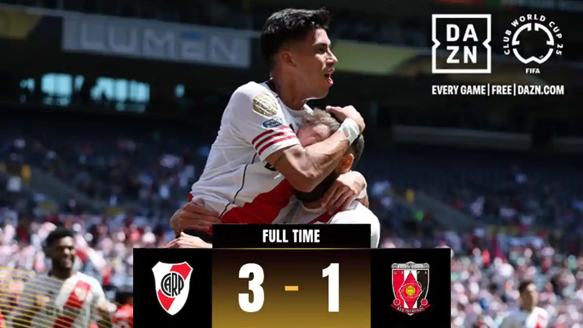 Hasil Piala Dunia Klub 2025 River Plate vs Urawa Reds, Tampil Dominan, River Plate Menang 3-1