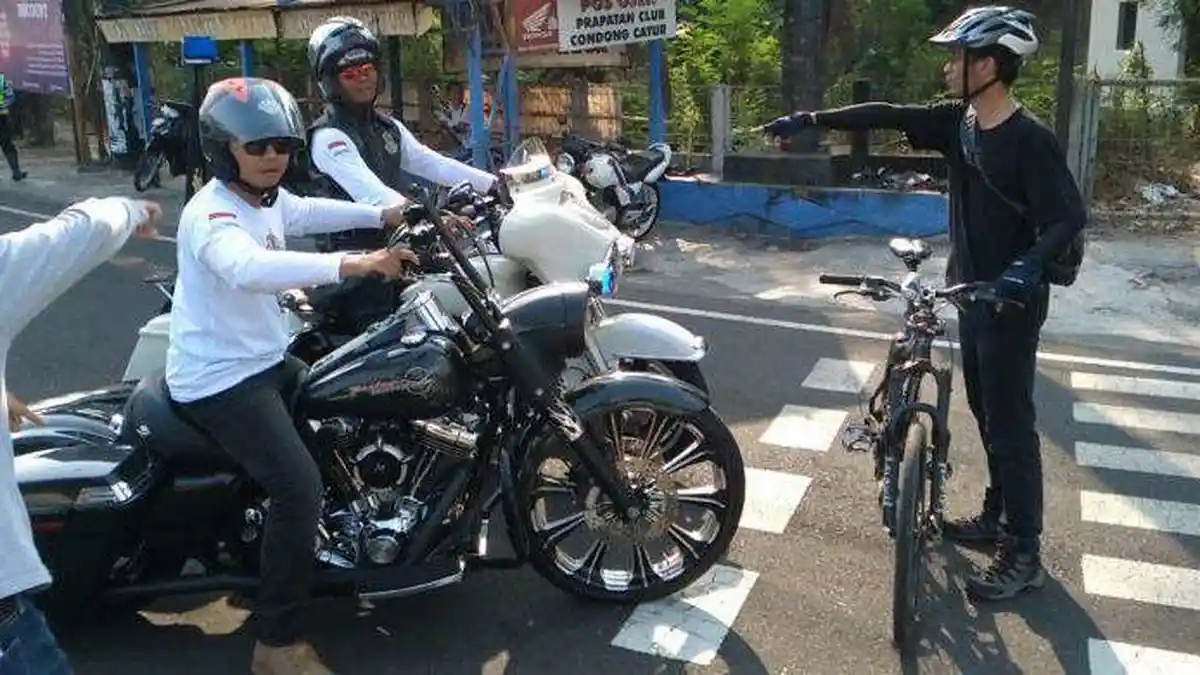 Ini Alasan Elanto Hentikan Konvoi Moge di Jogja