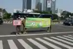 Satpol PP Kampanye Bahaya Covid-19