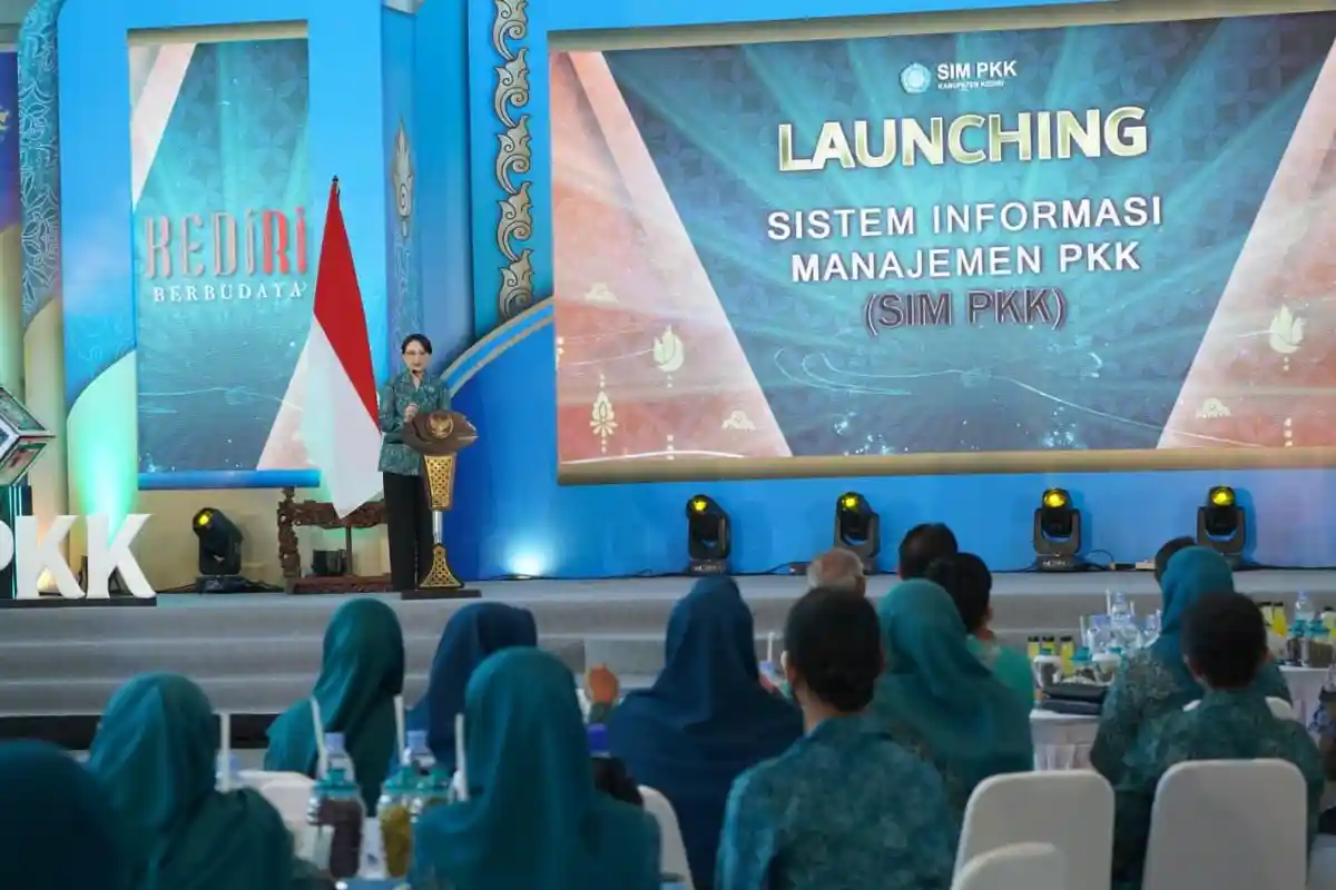 PKK Kabupaten Kediri Luncurkan Aplikasi SIM PKK, Data Lebih Akurat dan Tepat Sasaran
