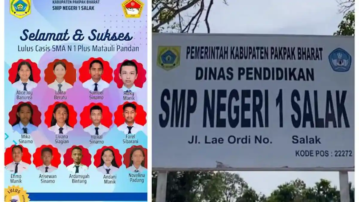 SELAMAT! 13 Orang Pelajar SMP Negeri 1 Salak Berhasil Diterima Masuk di SMAN 1 Plus Matauli Pandan