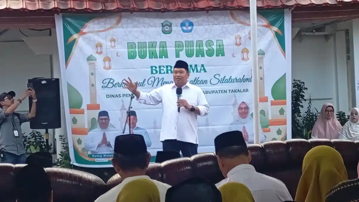 Buka Puasa Bersama Dinas Pendidikan, Daeng Manye Tegaskan Komitmen Percepat Hak Guru Jelang Lebaran