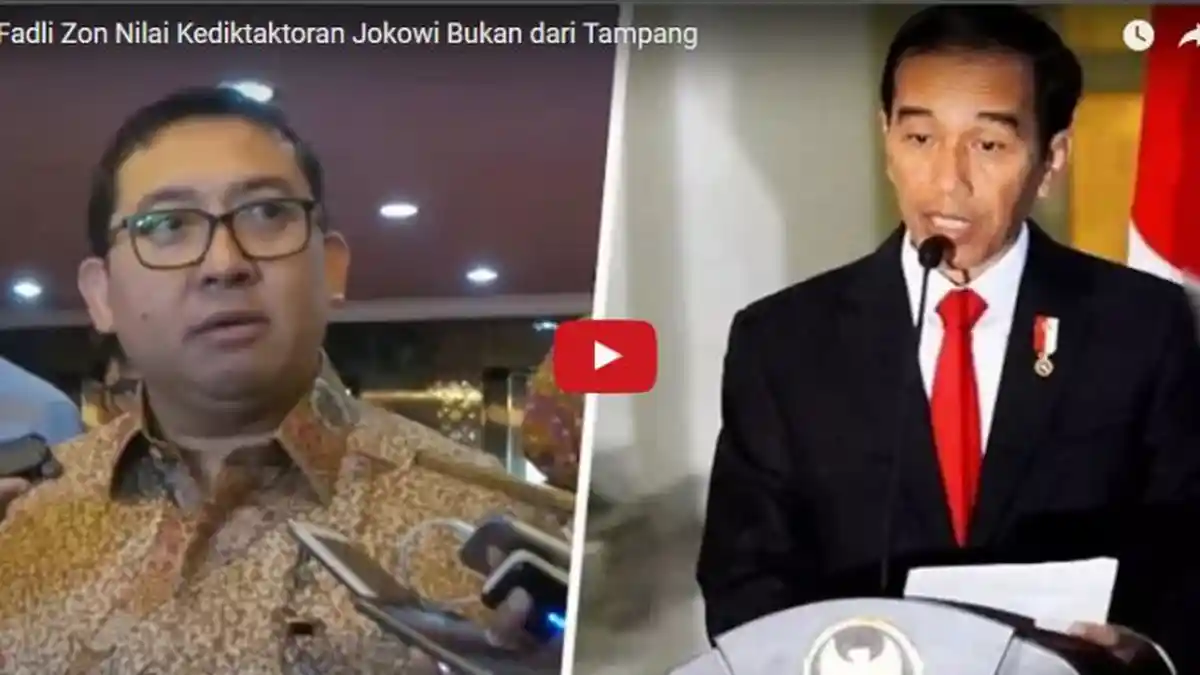 Jokowi Selesai Pidato, Fadli Zon Langsung Lemparkan Kritik