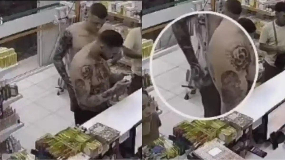 Viral Dua Bule Bertato Terekam CCTV Mencuri Obat Kuat di Apotek