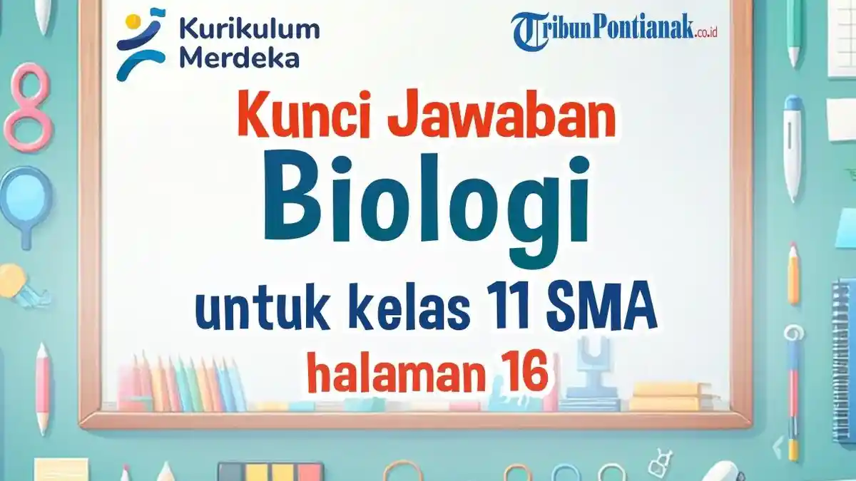 Soal dan Kunci Jawaban Biologi Kelas 11 SMA Halaman 16 Kurikulum Merdeka