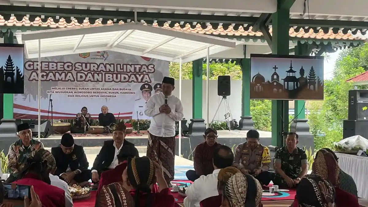 Grebeg Suran Lintas Agama dan Budaya, Bupati Wonosobo Ajak Jaga Kebersamaan di Tengah Keberagaman 