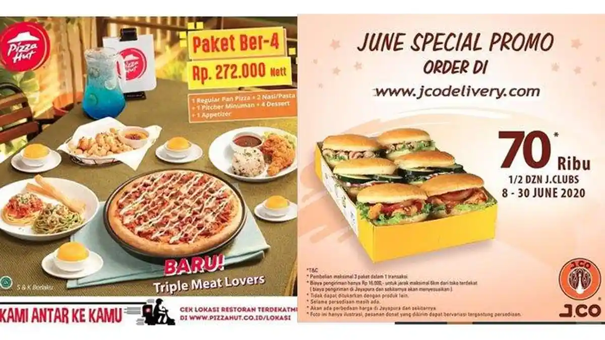 Promo KFC, JCO, McDonalds, Pizza Hut hingga CFC, Snack Baru KFC Mulai Rp 18 Ribuan