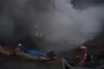 Rayakan Yadnya Kasada di Tengah Amukan Bromo