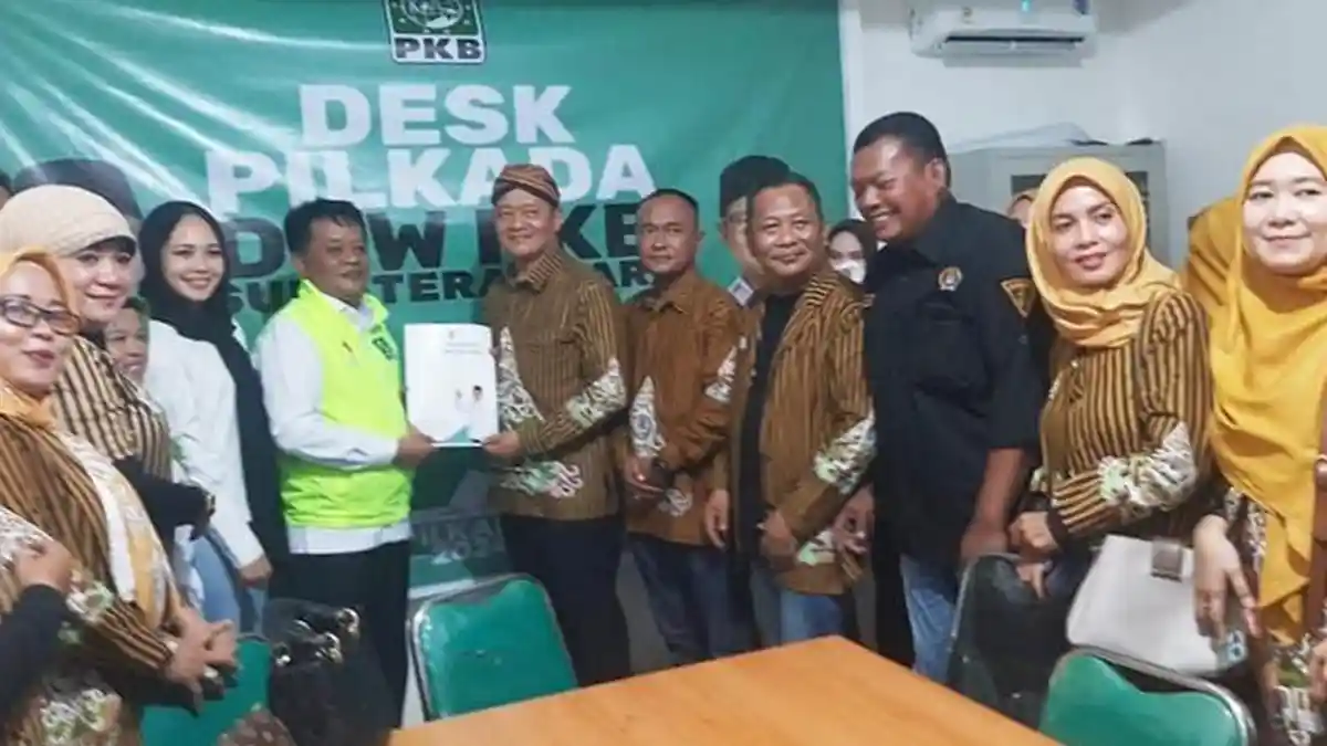 Ketua Umum Pujakesuma Eko Sopianto Daftar Calon Gubernur Sumut ke DPW PKB