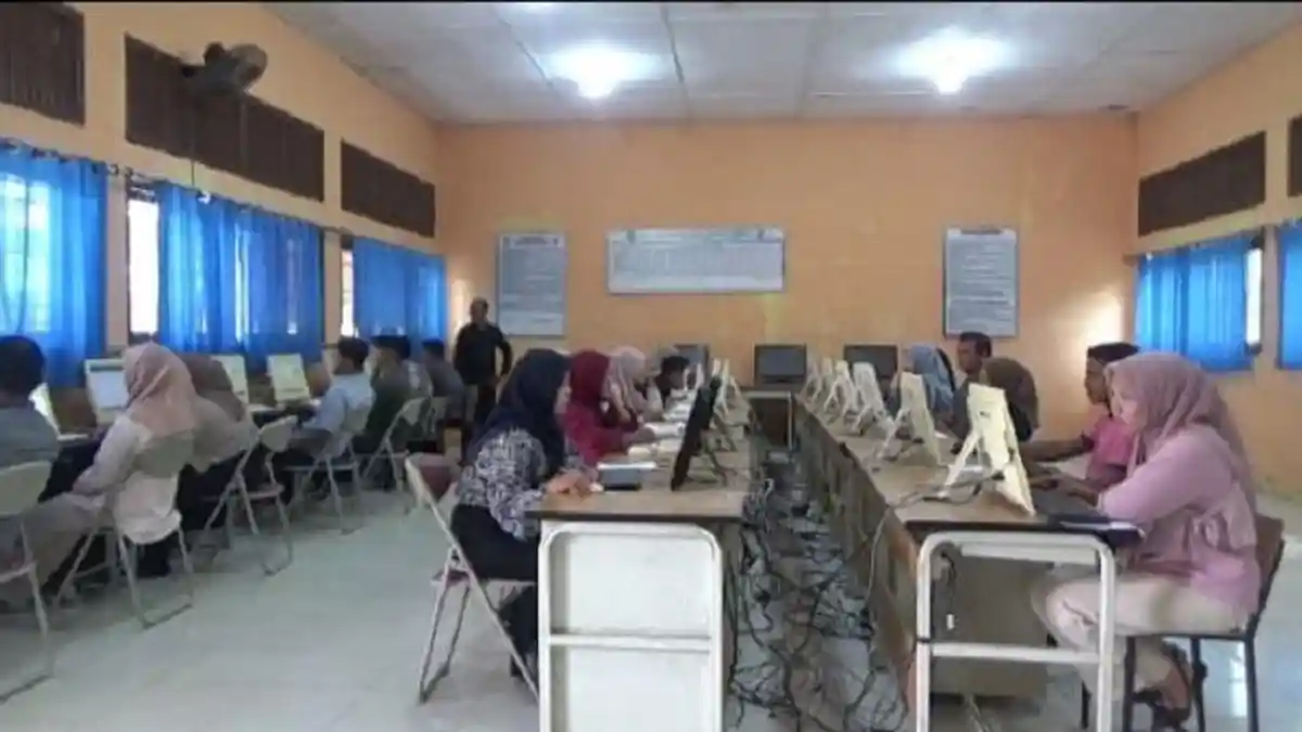 KIP Abdya Gelar Ujian Tulis Bagi Calon Panitia Pemungutan Suara