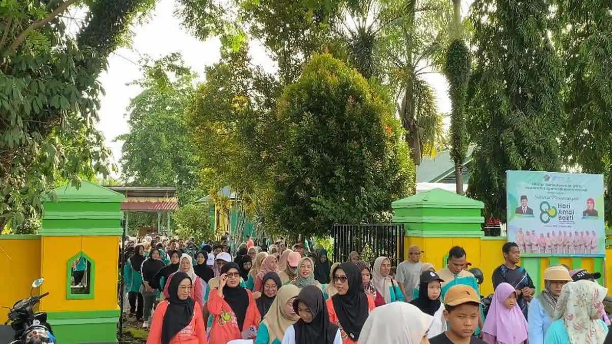 Kemenag Morowali Gelar Jalan Santai Meriah Sambut HAB ke-80