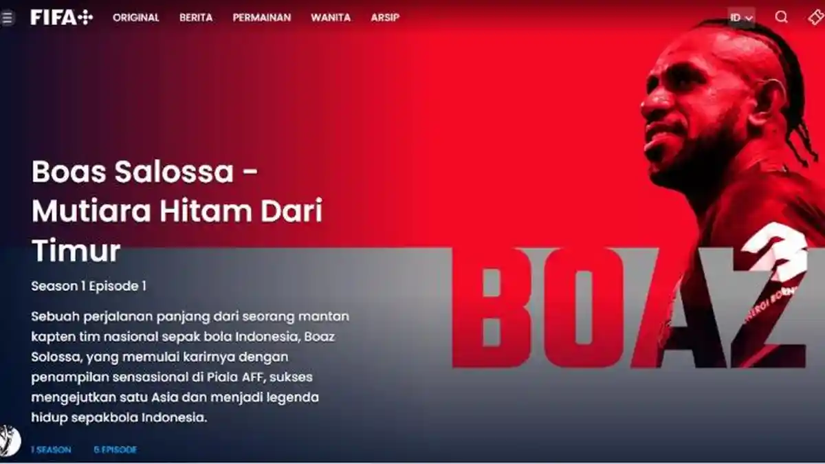 FIFA Angkat Kisah Perjalanan Karier Boaz Solossa Melalui Video Pendek: Mutiara Hitam dari Timur