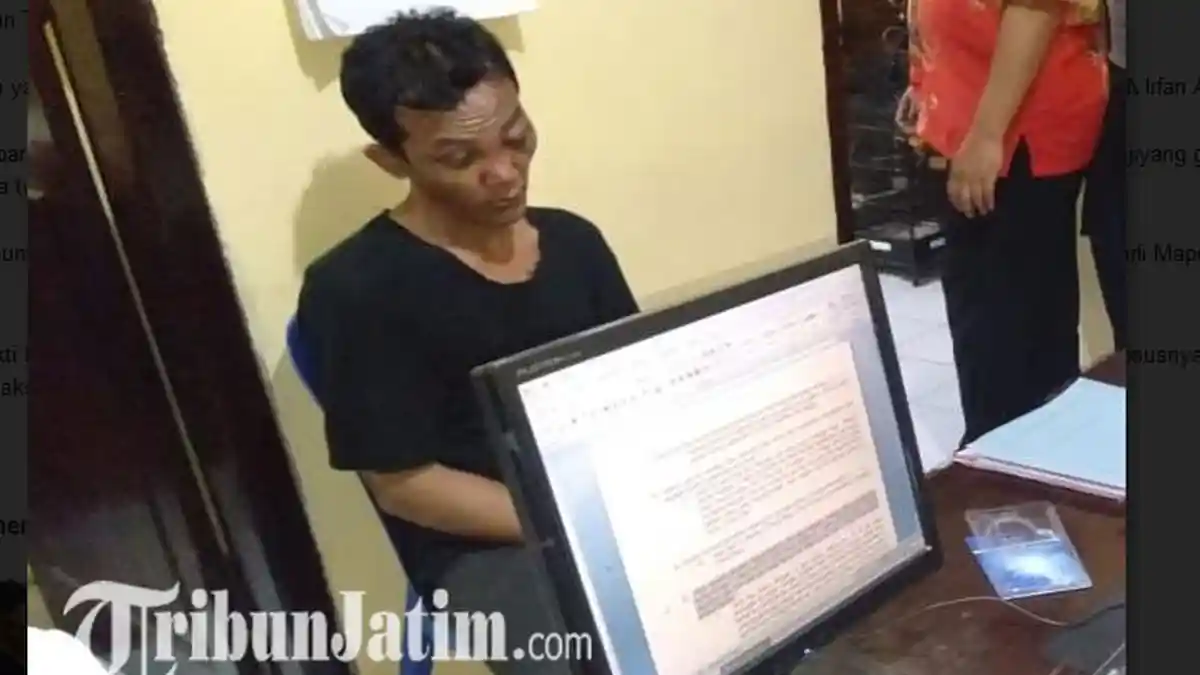 Pria Bertato Asal Sidoarjo ini Curi Burung di Kabupaten Kediri,  Babak Belur Dihajar Warga
