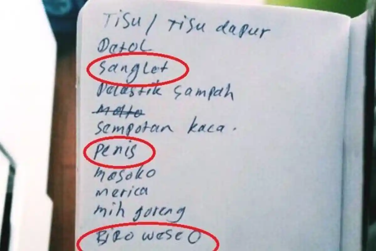 Daftar Belanja Asisten Rumah Tangga Artis Ini Bikin Ngakak, Pewangi Baju Ditulis Nama Organ Intim