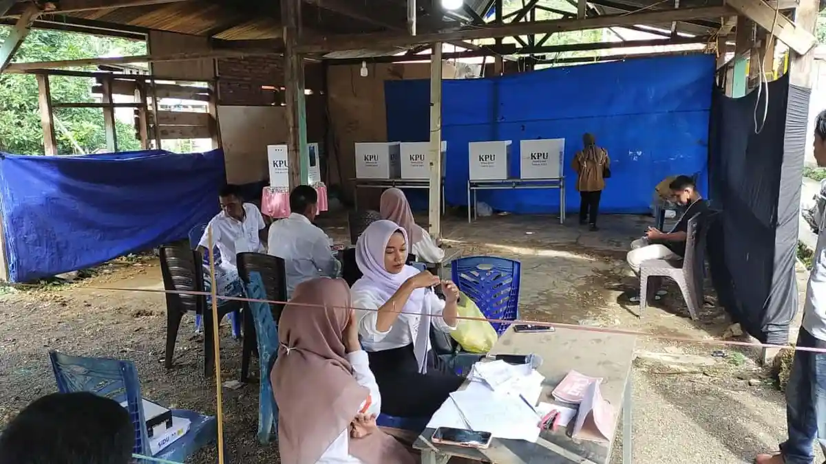 PSU di TPS 7 Kelurahan Mamunyu, Hanya 80 Warga Datang Memilih, Siapa Unggul?