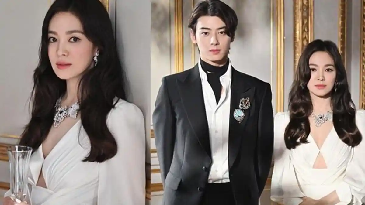Kecantikan Song Hye Kyo dan Ketampanan Cha Eun Woo di Event Chaumet Paris Tuai Kagum Netizen