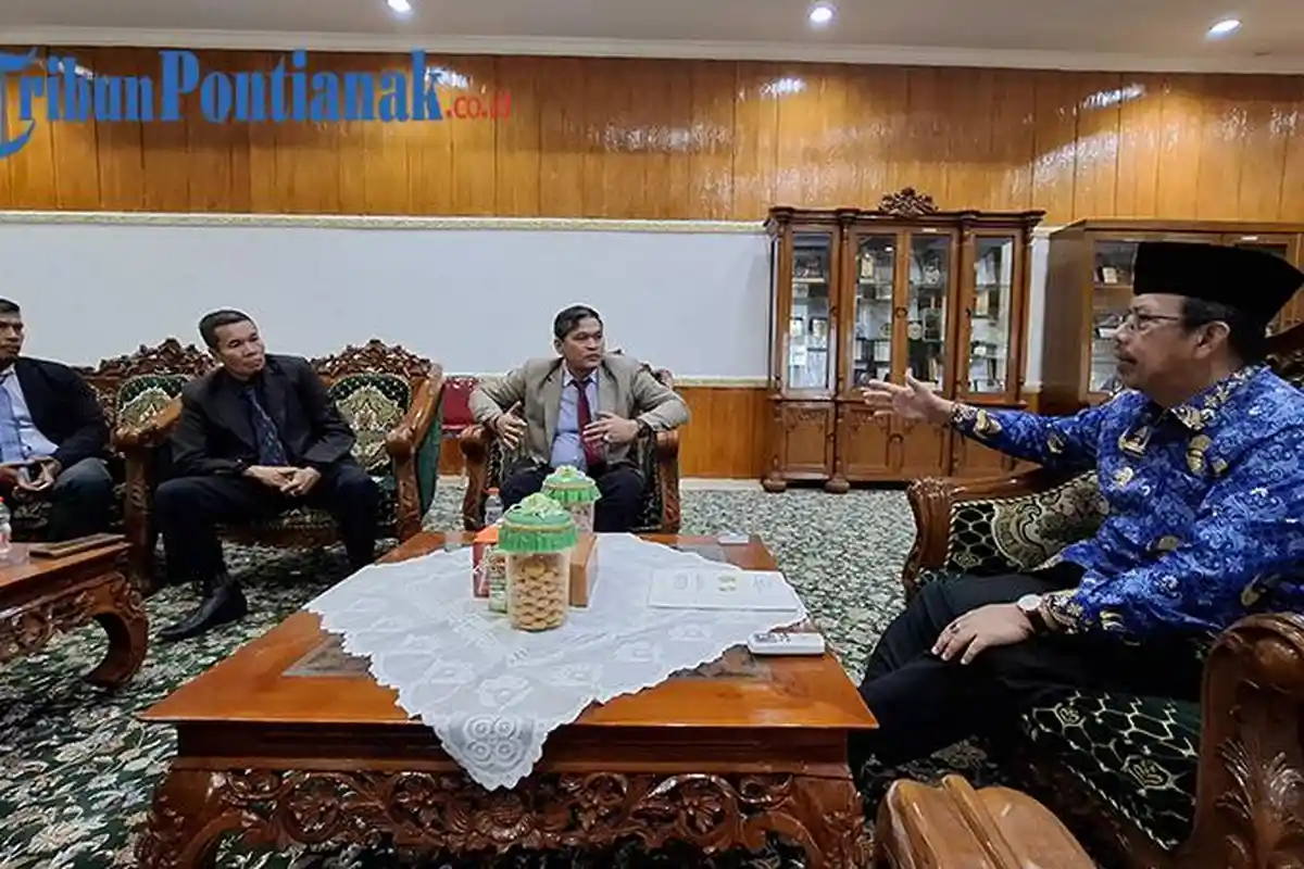 Jelang di lantik oleh Wamenko Otto Hasibuan, Peradi Mekral Audiensi Ke Pj Bupati Mempawah