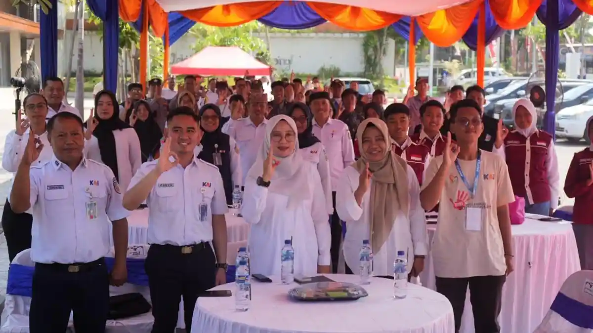 Komunitas Pecinta Kereta Api Banyuwangi Gelar Kampanye Antikekerasan Seksual