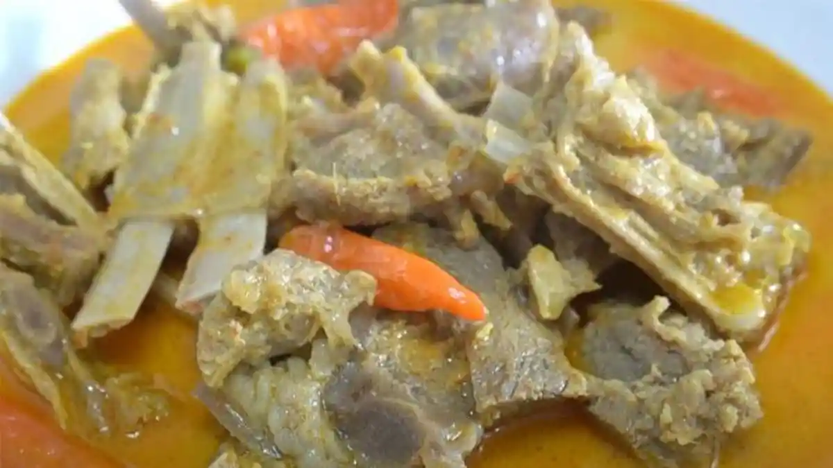 Resep Gulai Kambing Sederhana, Gunakan Bagian Tulang