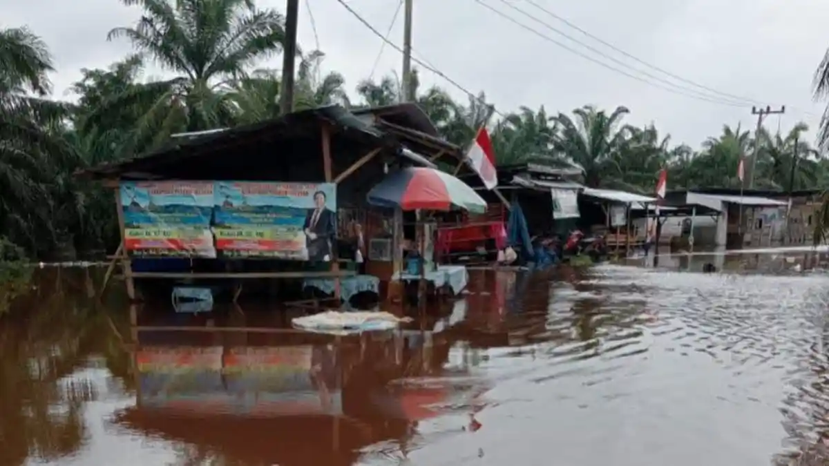 UPDATE Banjir di Silaut Pesisir Selatan, Wali Nagari Air Hitam: Ketinggian Air 60-80 Cm