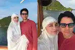 Potret Luna Maya dan Maxime Bouttier Rayakan Lebaran di Raja Ampat, Salat Idul Fitri di Atas Kapal