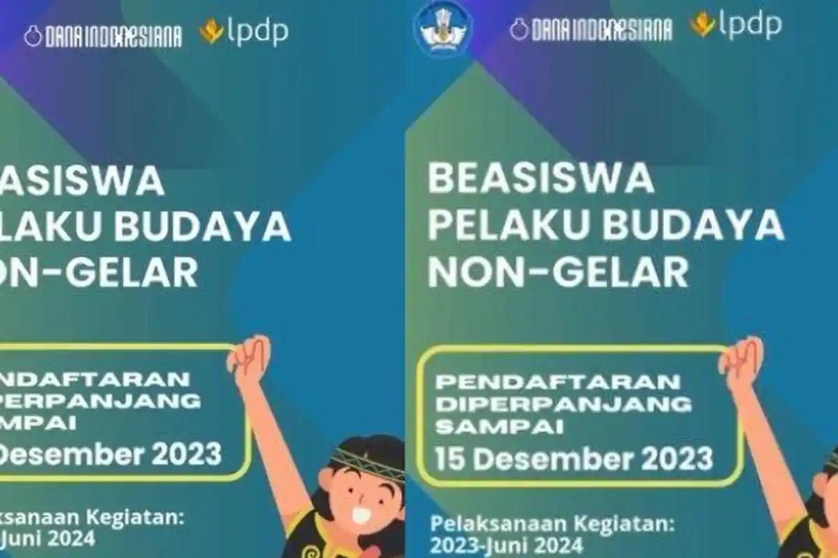 Link Pendaftaran Beasiswa Pelaku Budaya Non Gelar 2023 Lengkap Syaratnya