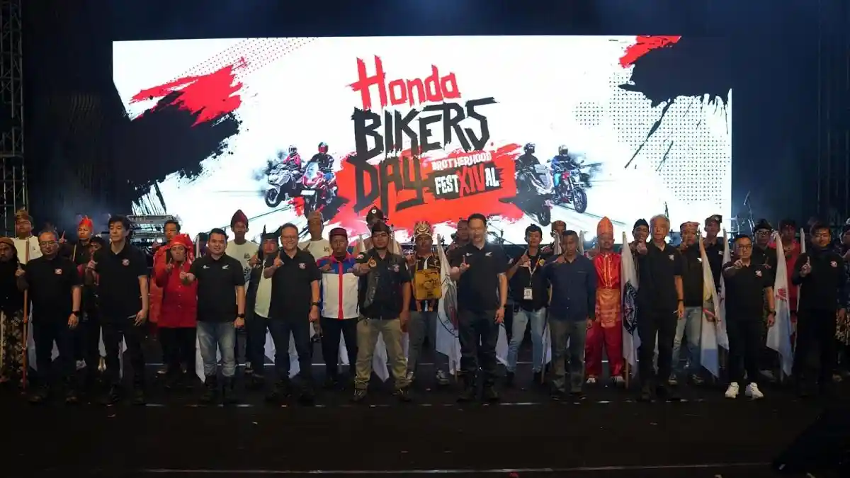 Ribuan Bikers dari Sabang hingga Merauke Kumpul di Ajang Honda Bikers Day