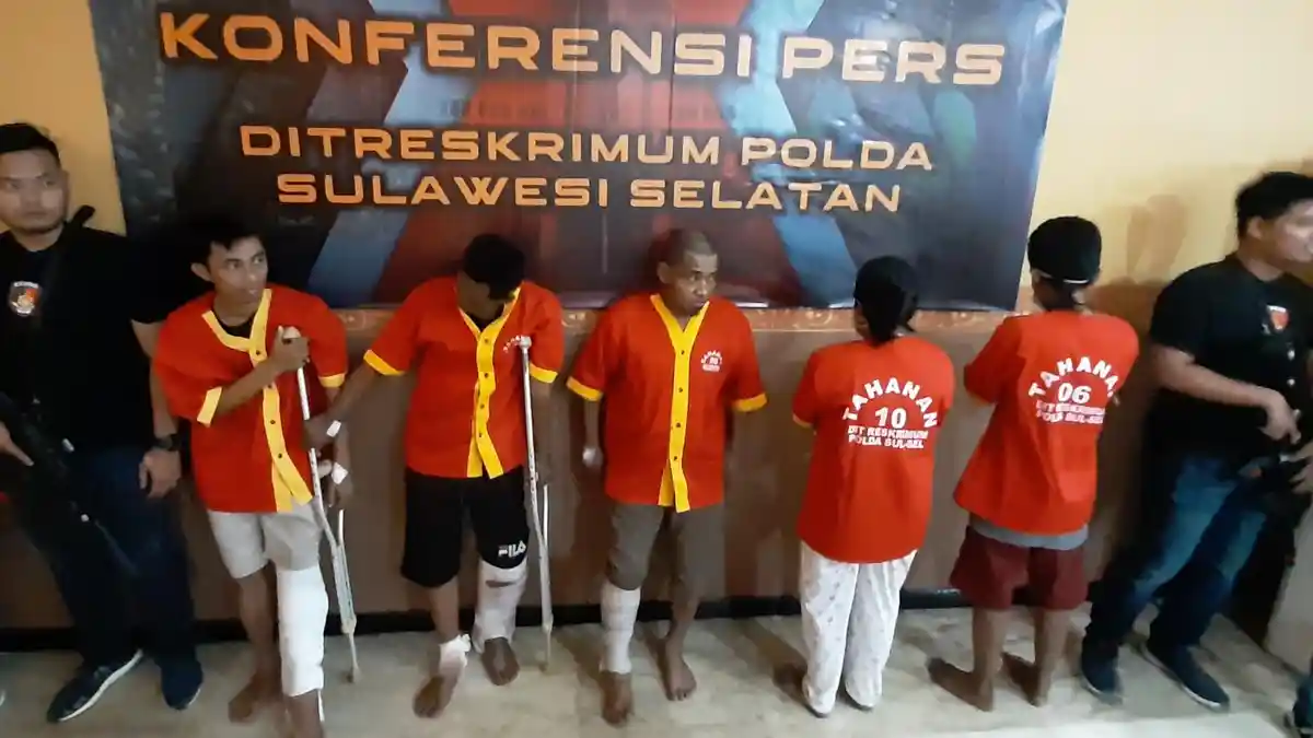 Beraksi di Sidrap, Dua Residivis Pembobol Brankas Milik PDAM Makassar Kembali Ditangkap