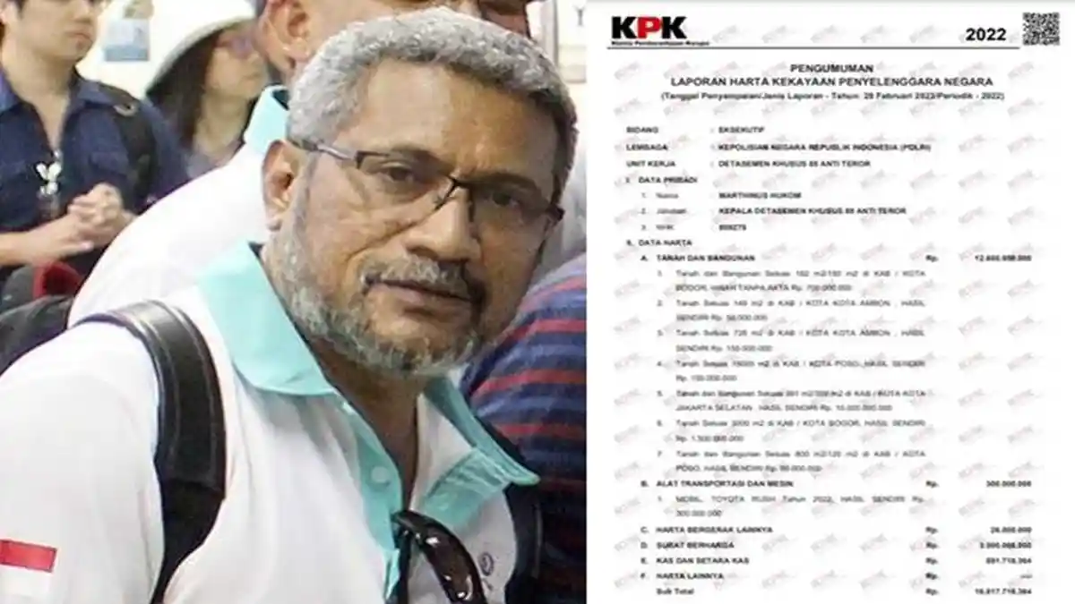 Cek Berapa Harta Kekayaan Marthinus Hukom Kepala BNN yang Baru, Jumlah ...
