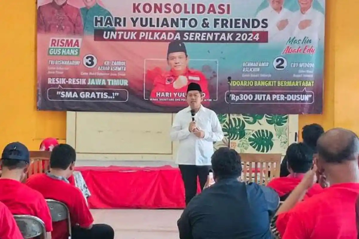 Tim Pemenangan Mas Iin-Edy Door to Door ke Rumah Warga, Jemput Kemenangan Pilkada Sidoarjo 2024