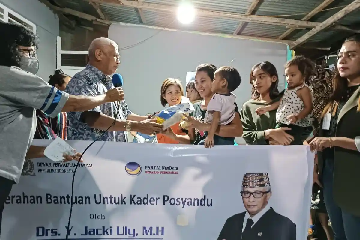 Jacki Uly Dukung Posyandu di Kota Kupang: Mari Merdeka dari Stunting 