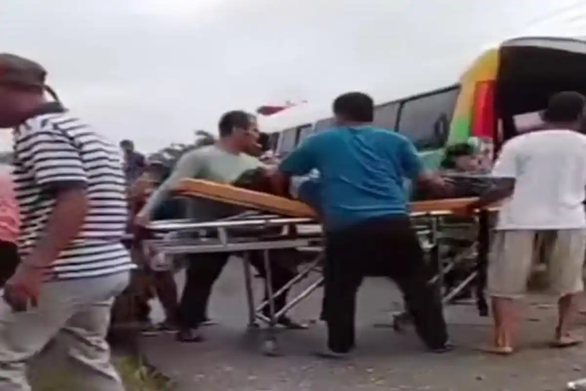 PILU Ibu di Muratara Tewas Kecelakaan Saat Ambil Dana PKH, Mobil Pikap yang Ditumpanginya Terguling