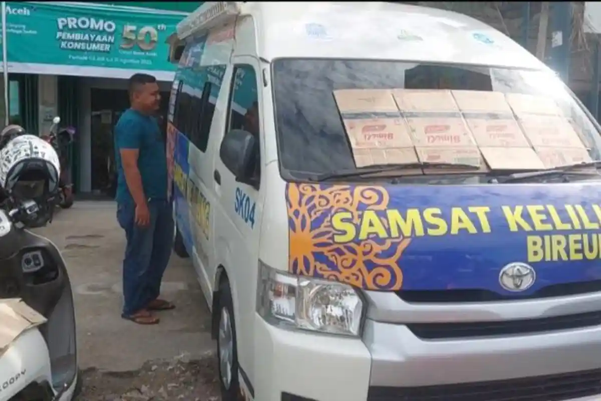 Selain di Samsat, Bayar Pajak Kendaraan di Bireuen Juga Bisa via Mobil Keliling, Ini Jadwal & Lokasi