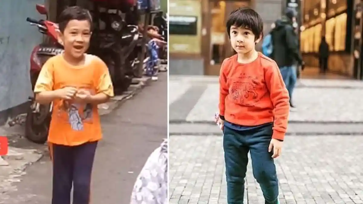 Terungkap Identitas Bocah 'Kembaran' Rafathar, Begini Wajahnya Dilihat dari Dekat, Masih Mirip Aa ?