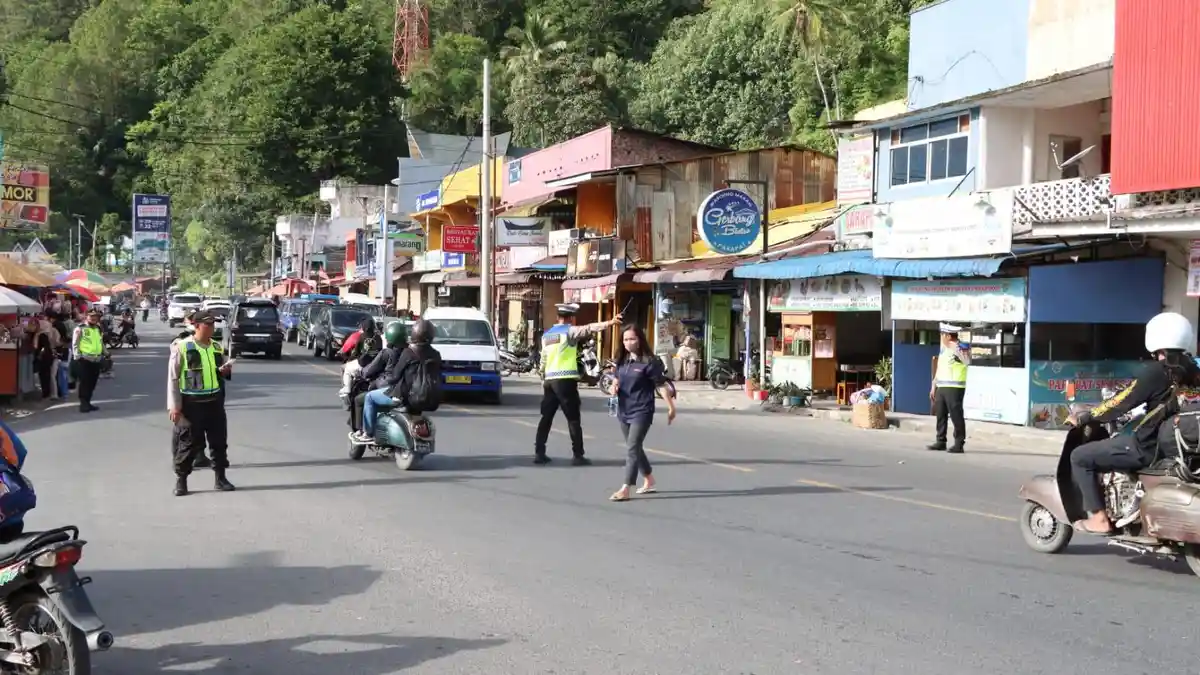 Dukung DPSPD, Polres Simalungun Laksanakan KRYD di Parapat