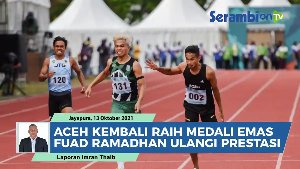 VIDEO Aceh Kembali Raih Medali Emas, Sprinter Aceh Fuad Ramadhan Berhasil Ulangi Prestasi