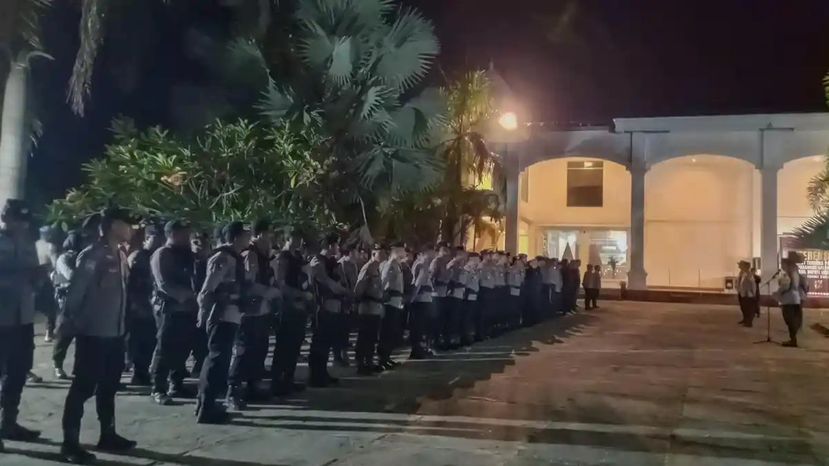 BREAKING NEWS: 225 Personil Polisi Jaga Debat Calon Bupati dan Wakil Bupati Gorontalo