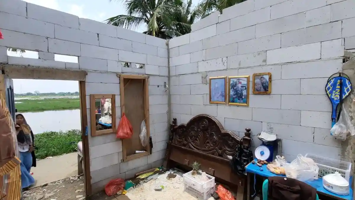 Sebelum Dilanda Puting Beliung, Keluarga Masuti Huni Rumah Seadanya, Bentuknya Juga Bikin Prihatin