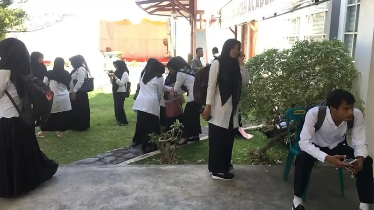 Para Peserta Kecewa Tes CPNS di Banda Aceh Ditunda