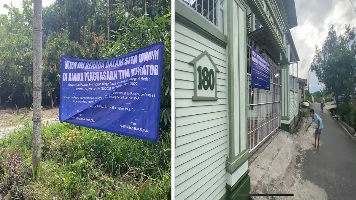 Dinyatakan Pailit, Aset Politisi PDI-P asal Siantar Ini Disita Pengadilan, Begini Respons Tetangga