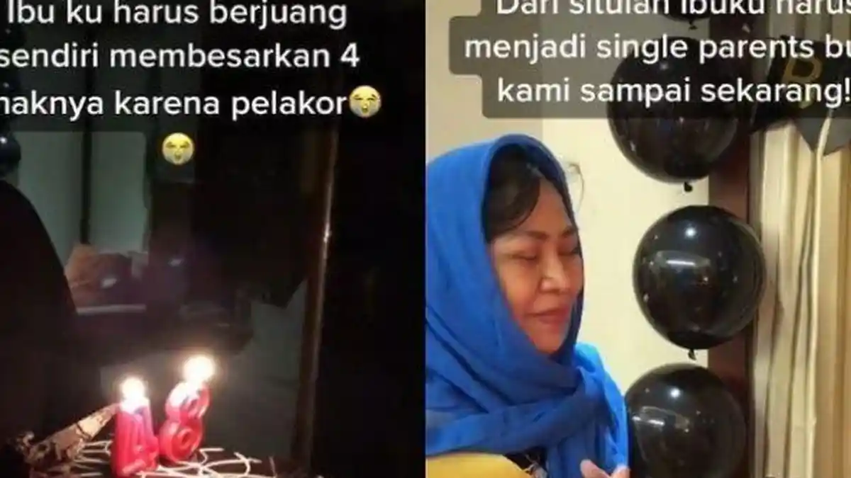 VIRAL Kisah Seorang Wanita Besarkan 4 Anaknya, Suami Lebih Pilih Pelakor, Dapat Pujian dari Anaknya