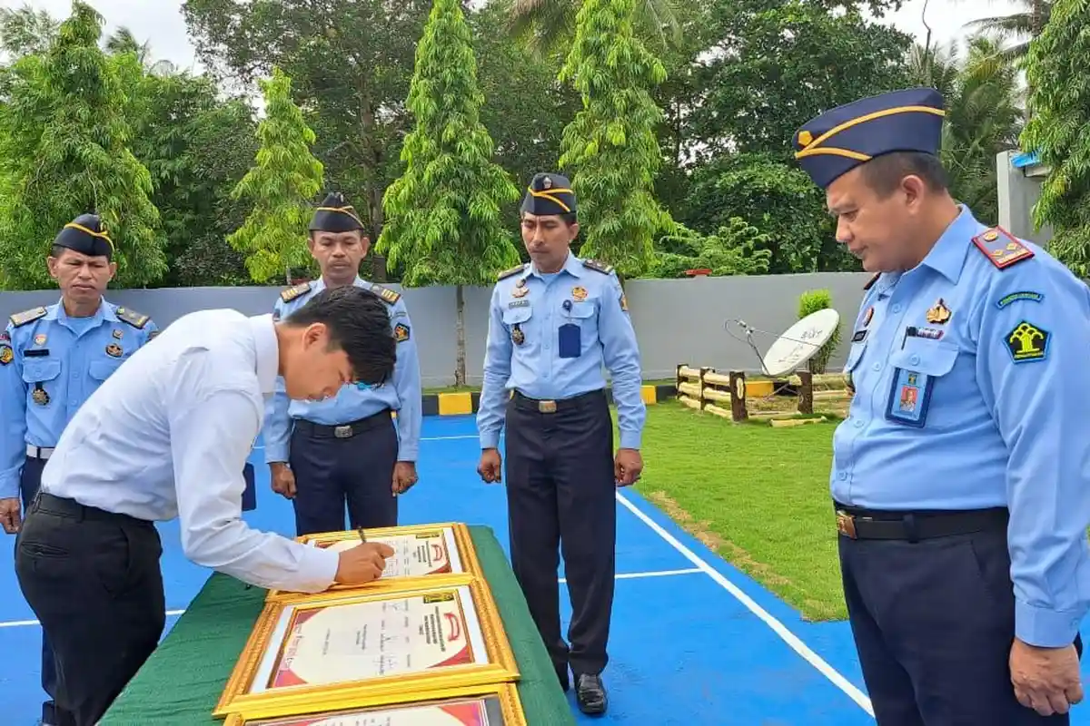 Komitmen Raih WBK, Lapas Kalabahi Tandatangani Pakta Integritas