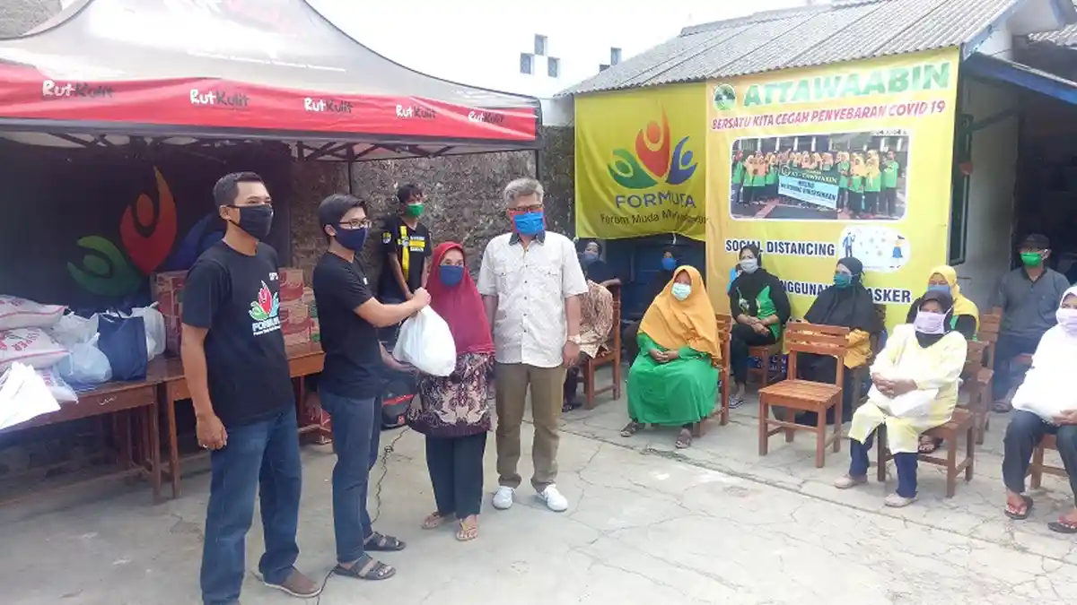 Antisipasi Warga yang Kelaparan Dampak Covid-19, Pemuda Rancapetir Ciamis Bikin Lumbung Pangan