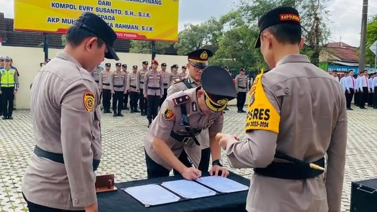 Sertijab di Polresta Pangkalpinang, Kompol Evry Susanto Jabat Wakapolres Belitung Timur