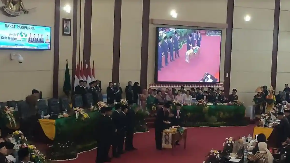 HUT ke 434 Tahun Kota Medan, DPRD dan Pemko Medan Gelar Rapat Paripurna