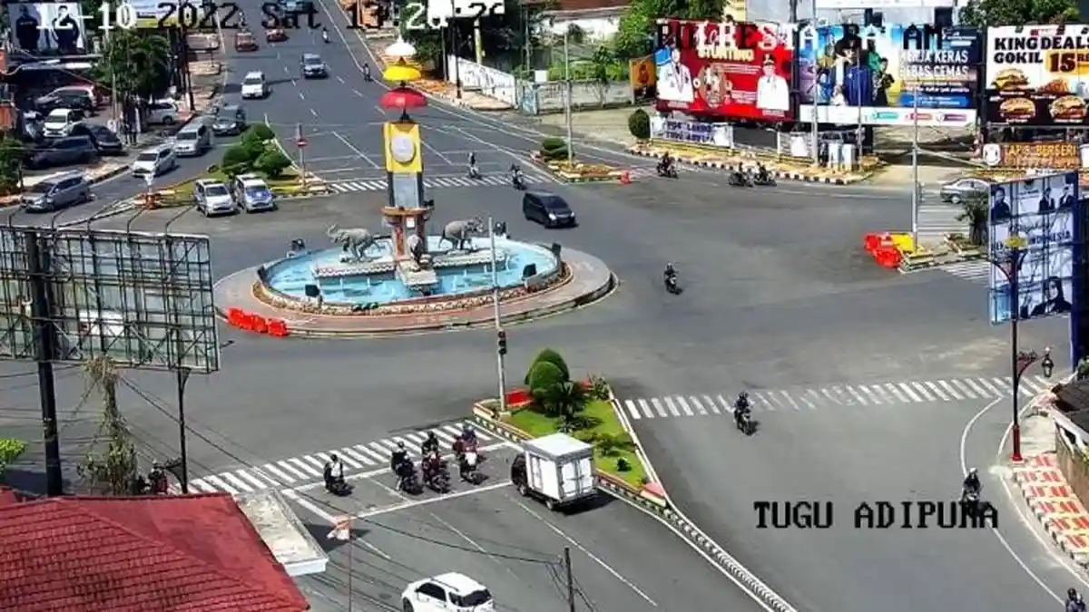 Hindari Kemacetan saat Nataru, Pantau Lalulintas Bandar Lampung Lewat CCTV